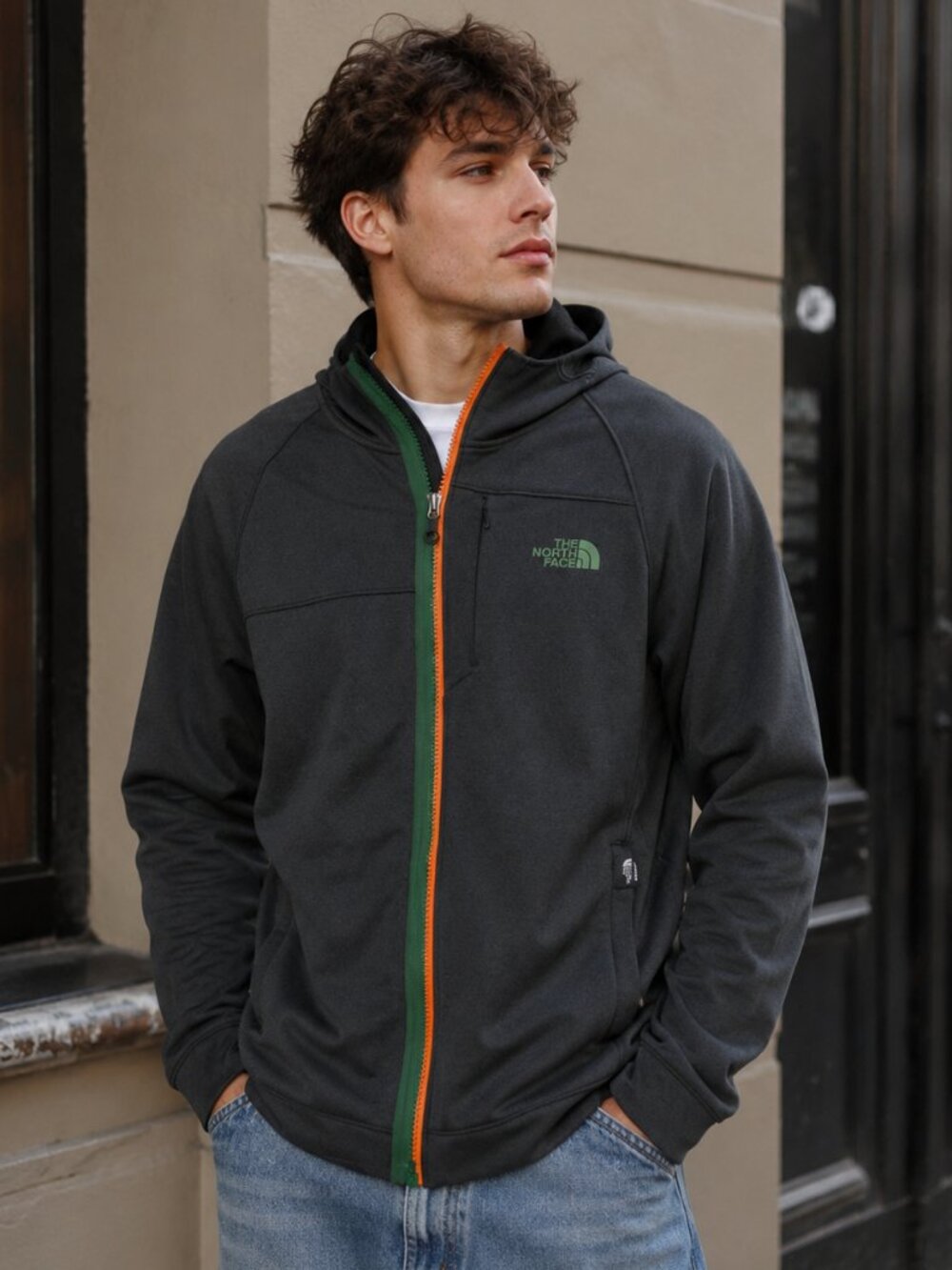 Rare Vintage The North Face Men's Hex Ninga Full Zip Hoodie Jacket - Medium